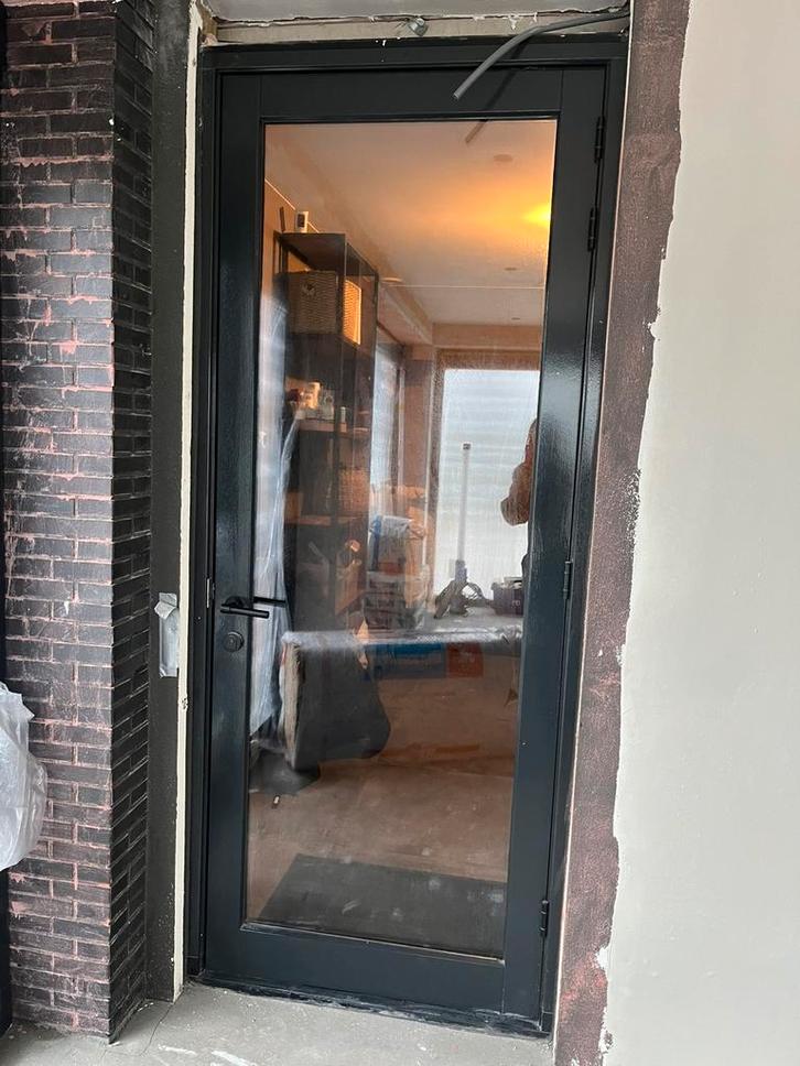 Buitendeur, Doe-het-zelf en Verbouw, Deuren en Horren, Zo goed als nieuw, Buitendeur, 215 cm of meer, 80 tot 100 cm, Glas, Ophalen