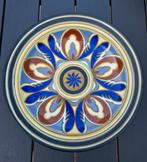 Zeldzaam mooi groot Gouda plateel Zuid Holland wandbord, Ophalen of Verzenden