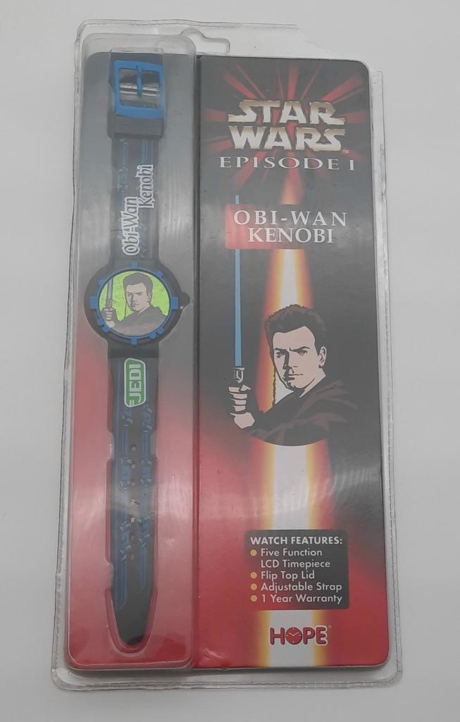 Star Wars Episode 1 Obi-Wan Kenobi horloge NIEUW uit 1999, Verzamelen, Star Wars, Nieuw, Overige typen, Ophalen of Verzenden