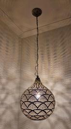 Oosterse hanglamp, verzilverd, Gebruikt, Ophalen of Verzenden, Oosters, Metaal