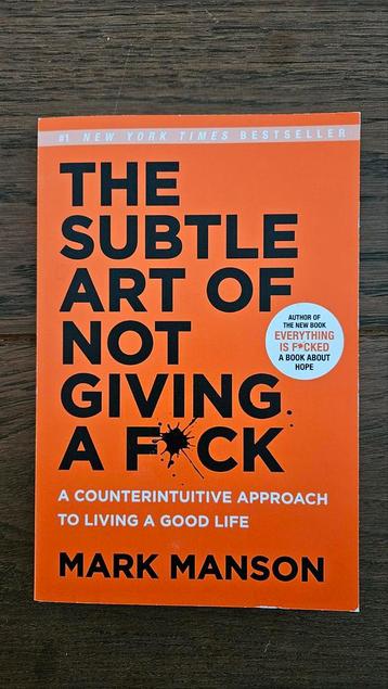 The Subtle Art of Not Giving a F*ck - Mark Manson beschikbaar voor biedingen
