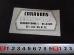 sticker decal transfer caravans home-car maasmechelen belgië, Ophalen, Zo goed als nieuw
