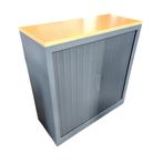 Roldeurkast Antraciet Beuken H103xB100xD43, Huis en Inrichting, Kasten | Roldeurkasten en Archiefkasten, Kunststof, Gebruikt, 100 tot 150 cm