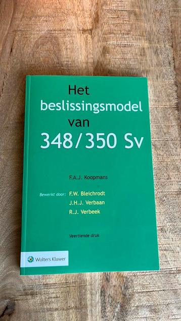 F.A.J. Koopmans - Het beslissingsmodel van 348/350 Sv beschikbaar voor biedingen