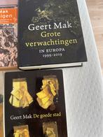 8 boeken Geert Mak zgan! O.a. Grote verwachtingen stadspalei, Ophalen of Verzenden, Gelezen