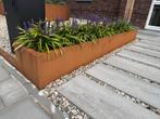 Cortenstaal plantenbakken op maat, Tuin en Terras, Bloembakken en Plantenbakken, Ophalen, Zo goed als nieuw, Metaal
