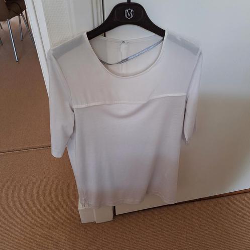 Tiger of Sweden top ecru Small, Kleding | Dames, Tops, Zo goed als nieuw, Maat 36 (S), Beige, Korte mouw, Ophalen of Verzenden