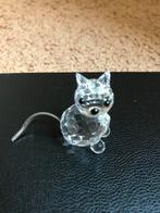 Swarovski Crystal kat beeldje miniatuur 3 cm, Ophalen, Zo goed als nieuw
