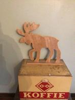 Houten rendier kerst, Ophalen of Verzenden, Zo goed als nieuw