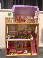 Poppenhuis kidcraft inclusief accessoires, Ophalen, Zo goed als nieuw, Poppenhuis