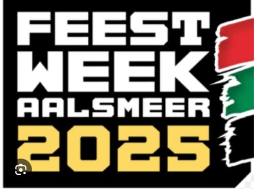4 tickets feestweek Aalsmeer Vrijdag 12 september 2025, Tickets en Kaartjes, Evenementen en Festivals, Drie personen of meer