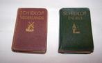 2 vintage Schidlof zakwoordenboekjes. Nederlands en Engels., Antiek en Kunst, Antiek | Boeken en Bijbels, Ophalen of Verzenden