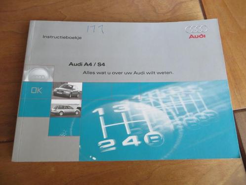 Instructieboek Audi A4, Audi S4, Audi A4 Quattro 1997 +V6, Auto diversen, Handleidingen en Instructieboekjes, Ophalen of Verzenden