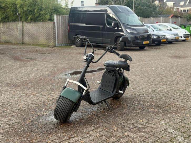 I-COCO E-chopper Elektrisch Mat Groen 2019, Fietsen en Brommers, Snorfietsen en Snorscooters, Gebruikt, Overige merken