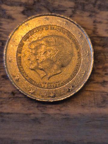 2 euro herdenkingsmunt Kroning van Koning Willem-Alexander beschikbaar voor biedingen