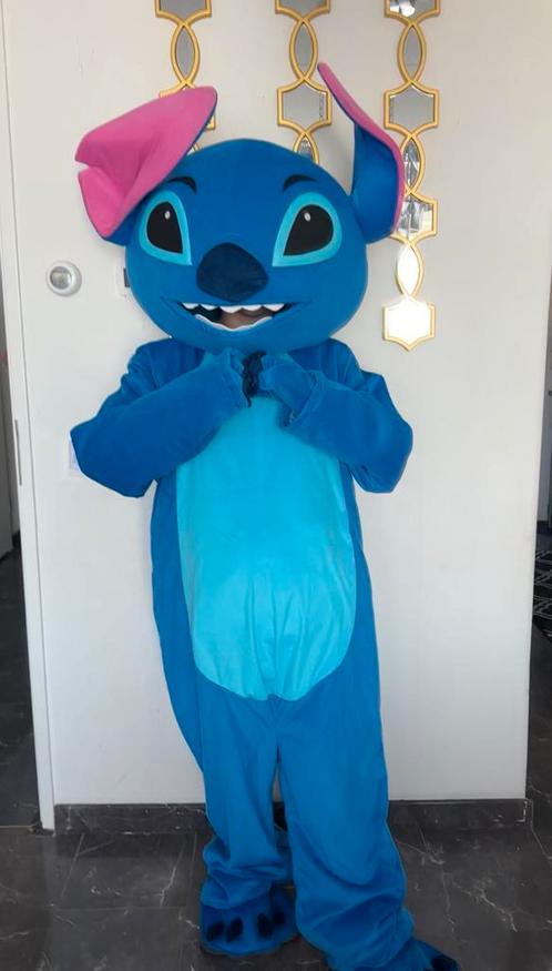Stitch mascotte verhuur te huur verkleed  feest, Hobby en Vrije tijd, Feestartikelen | Verhuur, Zo goed als nieuw, Ophalen