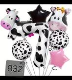 Koe ballonnen set, Hobby en Vrije tijd, Feestartikelen, Ophalen of Verzenden, Nieuw, Versiering, Verjaardag