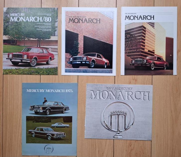 Mercury Ford Monarch. 5 stuks € 10,--, Boeken, Auto's | Folders en Tijdschriften, Zo goed als nieuw, Ford, Ophalen of Verzenden