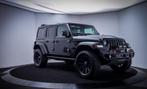 Jeep Wrangler Unlimited 4xe380 RUBICON SOFTTOP | FULL LED |, Auto's, Jeep, Zwart, 4 cilinders, Leder, Bedrijf