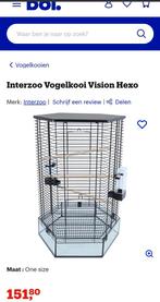 Te koop mooie Interzoo Vogelkooi Vision Hexo, Ophalen, Zo goed als nieuw, Metaal, Vogelkooi