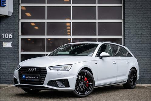 Audi A4 Avant 45 TFSI Sport S line black edition Pano, Leder, Auto's, Audi, Bedrijf, Te koop, A4, ABS, Achteruitrijcamera, Adaptive Cruise Control