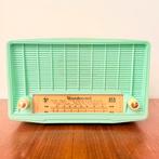 ZELDZAME VINTAGE BUIZENRADIO WUNDERCART A59 LICHTBLAUW RADIO, Verzenden