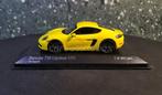 Porsche 718 Cayman GTS geel 1:43 Minichamps, Hobby en Vrije tijd, Modelauto's | 1:43, Nieuw, MiniChamps, Auto, Verzenden