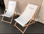 Nieuwe strandstoelen van Moët & Chandon, Ophalen of Verzenden, Nieuw, Hout, Inklapbaar