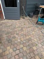 Gratis terrasstenen, Ophalen, Klinkers, Zo goed als nieuw, 10 m² of meer