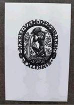 Exlibris Karel van den Braak (Pam G Rueter) (man, kruik), Ophalen of Verzenden