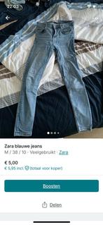 Zara blauwe jeans maat 38, Ophalen of Verzenden, Zo goed als nieuw, Blauw, W32 (confectie 46) of kleiner