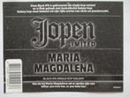 bieretiket Nederland 4-9 (9A) jopen, Verzamelen, Ophalen of Verzenden, Nieuw, Overige typen, Overige merken