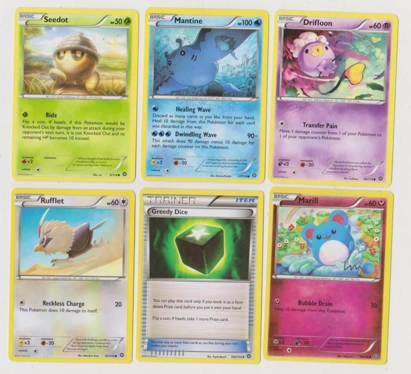 (B70) POKeMON kaarten serie Steam Siege, Verzenden, Zo goed als nieuw, Meerdere kaarten