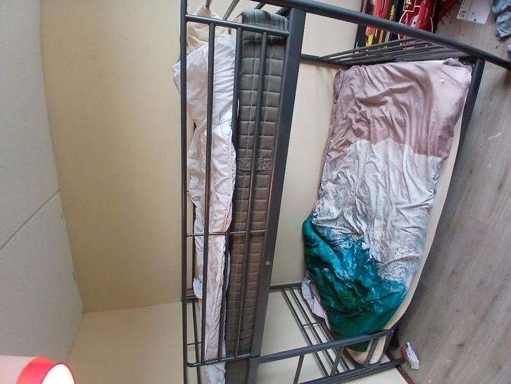 Stapelbed Ikea, Huis en Inrichting, Slaapkamer | Stapelbedden en Hoogslapers, Zo goed als nieuw, Stapelbed, 90 cm, Tweepersoons