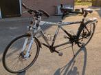 Koga Miyata Twinterra Tandem – 27v, schijfremmen, geveerd, a, Fietsen en Brommers, Fietsen | Tandems, Gebruikt, Vering, 51 tot 55 cm