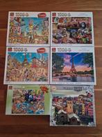 ZGAN/NIEUW Set van 6 puzzels elk 1000 stukjes !, Ophalen, Nieuw