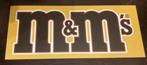 M&M's  Candybar reclamebord lichtbak plaatje, Verzamelen, Merken en Reclamevoorwerpen, Ophalen of Verzenden, Zo goed als nieuw