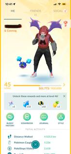 Pokemon Go Account Level 45 (alleen pokemons ook mogelijk), Ophalen of Verzenden, Gebruikt, Overige typen