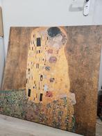 Groot IKEA schilderij 'De Kus' van Klimt, Ophalen