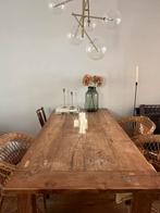 Landelijke eettafel eikenhout van Bergerac, Ophalen, Eikenhout, 200 cm of meer, 50 tot 100 cm