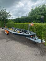 Dubbelassige boottraler (Vanclaes), Watersport en Boten, Boottrailers, Ophalen, Gebruikt, 1500 tot 3000 kg, Sloepentrailer