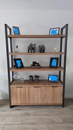 Wandkast eikenhout, Huis en Inrichting, Ophalen, Met deur(en), 200 cm of meer, Zo goed als nieuw