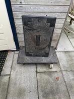 Meubelhondje 60x35 cm Zwart 300 kg kunststof Wiel, Minder dan 60 liter, Ophalen, Gebruikt, Transportkar