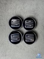 ORIGINELE Seat naafkap naafdop set zwart, Auto diversen, Gebruikt, -, Verzenden, -