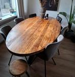 Eetkamertafel Trevor ovaal - mangohout - 240x120 cm, Huis en Inrichting, Tafels | Eettafels, Ophalen, 100 tot 150 cm, 200 cm of meer