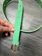 Groene fabienne chapot riem hartjes groen maat 95 zgan, Ophalen of Verzenden, Zo goed als nieuw, Overige kleuren, Tailleriem