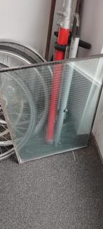 Zeer zwaar draadglas dubbelglas - onverwoestbaar – 2 stuks, Ophalen, Dubbelglas, Gebruikt, Minder dan 80 cm