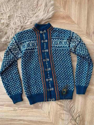 Woolmark wollen vest S M wool cardigan beschikbaar voor biedingen