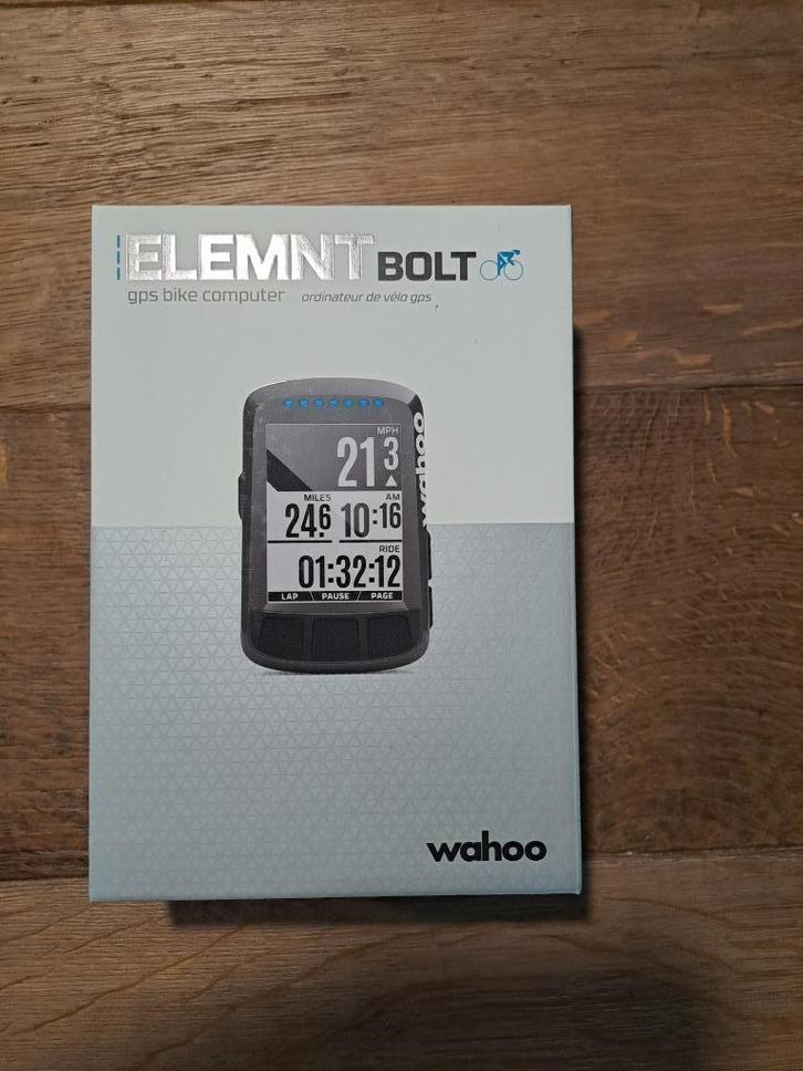 Wahoo Elemnt Bolt, Fietsen en Brommers, Fietsaccessoires | Fietscomputers, Zo goed als nieuw, GPS, Waterdicht, Ophalen of Verzenden
