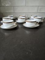 Rosenthal Selb Bavaria mokka kopjes met goudaccenten (8), Antiek en Kunst, Ophalen of Verzenden